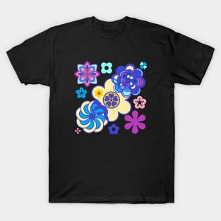 My garden full of flowers, vintage Flower patterns T-Shirt